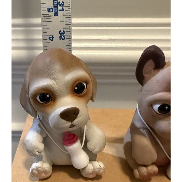 Little Live Pets Puppy Love Beagle & French Bulldog Interactive Dogs w/ Bottles - Picture 4 of 4